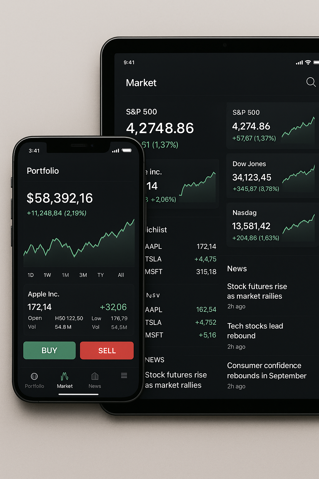 Trading Platform Interface
